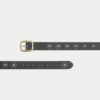 Sunburst Grommet veganistische leren riem