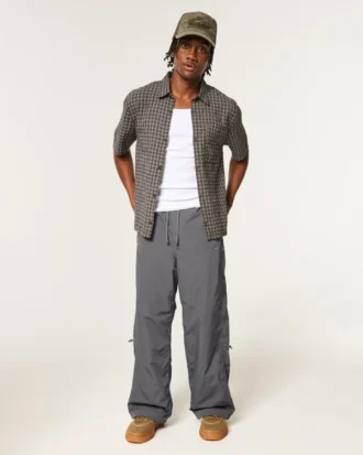 Super baggy nylon broek