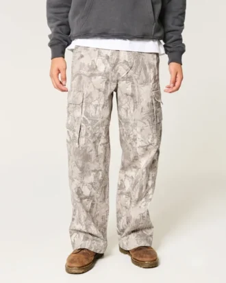 Superbaggy camouflage cargobroek