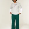 Superbaggy joggingbroek met biezen