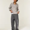 Superbaggy joggingbroek met dubbele vlammenprint Superbaggy joggingbroek met dubbele vlammenprint