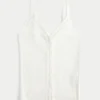 Sweatertanktop met knoopsluiting Sweatertanktop met knoopsluiting
