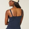 Sweatertanktop met knoopsluiting Sweatertanktop met knoopsluiting