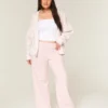 Sweatpants met hartvormig zakje en wijde pijpen Sweatpants met hartvormig zakje en wijde pijpen