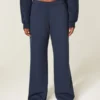 Sweatpants met hartvormig zakje en wijde pijpen Sweatpants met hartvormig zakje en wijde pijpen