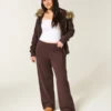 Sweatpants met hartvormig zakje en wijde pijpen Sweatpants met hartvormig zakje en wijde pijpen