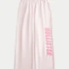 Sweatpants met logo en wijde pijpen Sweatpants met logo en wijde pijpen