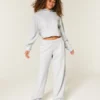 Sweatpants met wijde pijpen Sweatpants met wijde pijpen