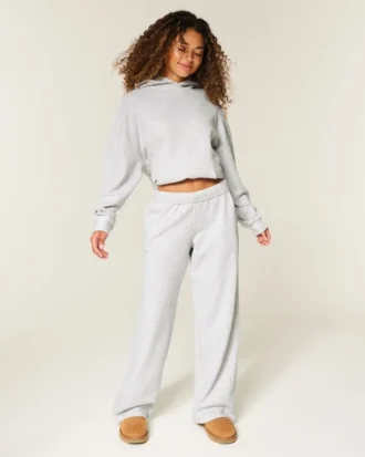 Sweatpants met wijde pijpen