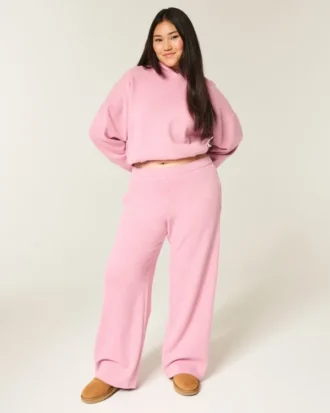 Sweatpants met wijde pijpen