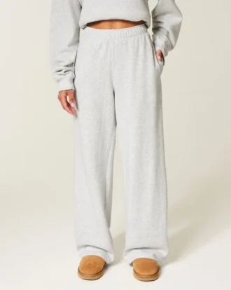 Sweatpants met wijde pijpen