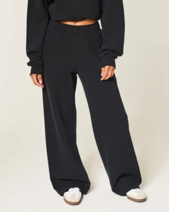 Sweatpants met wijde pijpen