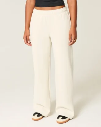 Sweatpants met wijde pijpen