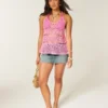 Tank top met racerback in haakstijl