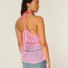 Tank top met racerback in haakstijl