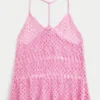Tank top met racerback in haakstijl