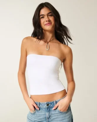 Taylor naadloze stoffen tube top