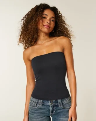 Taylor naadloze stoffen tube top