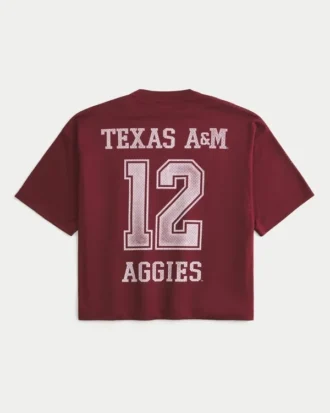 Texas A&M University Aggies grafisch voetbalshirt