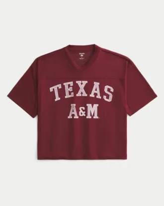Texas A&M University Aggies grafisch voetbalshirt