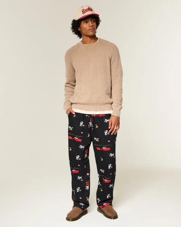 Tom en Jerry grafische flanellen pyjamabroek Tom en Jerry grafische flanellen pyjamabroek