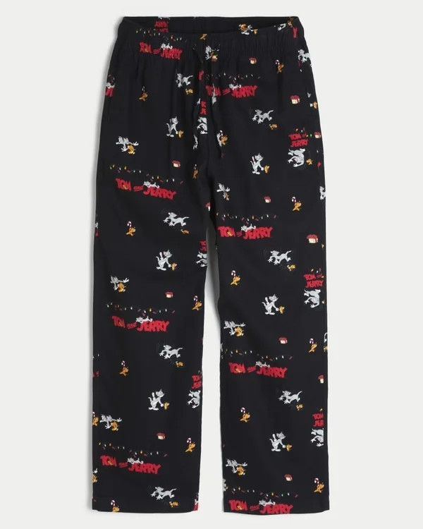 Tom en Jerry grafische flanellen pyjamabroek Tom en Jerry grafische flanellen pyjamabroek