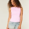 Top met open rug van linnenmix Top met open rug van linnenmix