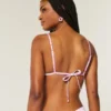Triangelbikinitop met ruches Triangelbikinitop met ruches