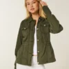 Twill Y2K militair jack