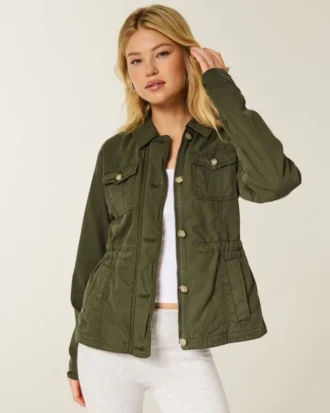 Twill Y2K militair jack