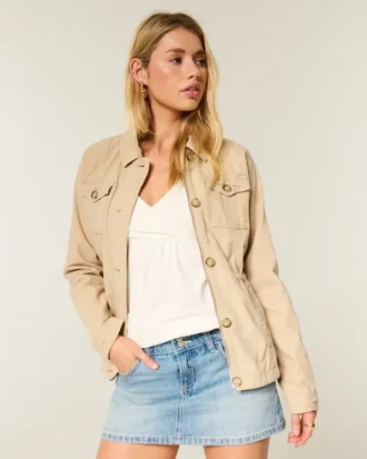 Twill Y2K militair jack