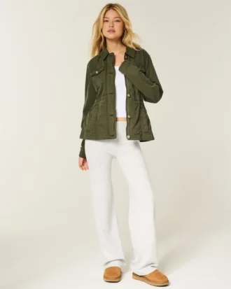 Twill Y2K militair jack