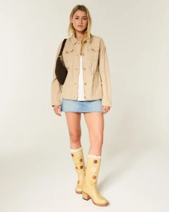 Twill Y2K militair jack