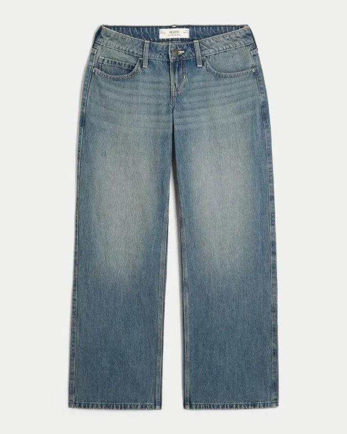Ultra laag model donkere baggy jeans Ultra laag model donkere baggy jeans