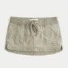 Ultra laag uitgesneden twill micro minirok Ultra laag uitgesneden twill micro minirok