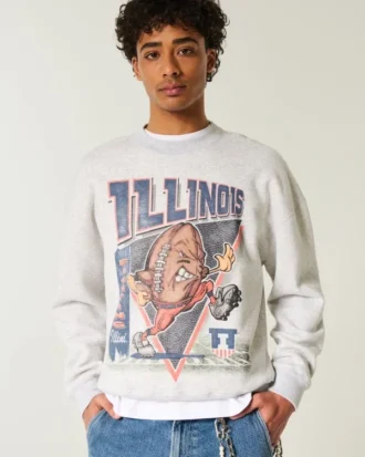University of Illinois Fighting Illini grafisch sweatshirt