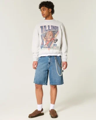 University of Illinois Fighting Illini grafisch sweatshirt