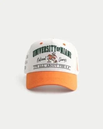 University of Miami Hurricanes baseballpet met print