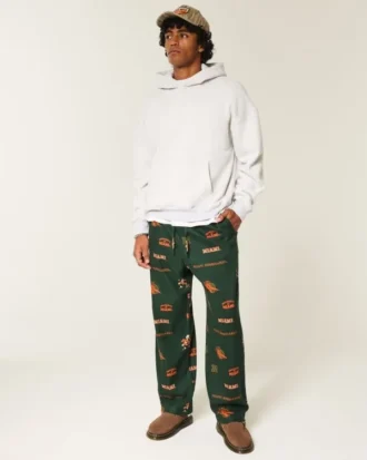 University of Miami Hurricanes Grafische flanellen broek