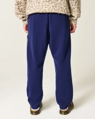 University of Michigan Wolverines Graphic Baggy Cinch Fleece Joggingbroek
