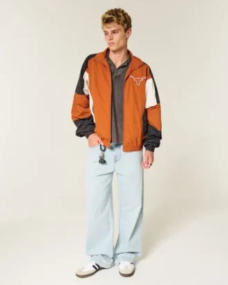 University of Texas at Austin Longhorns grafisch windjack