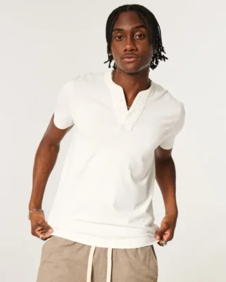 Vault Release Henley met korte mouwen