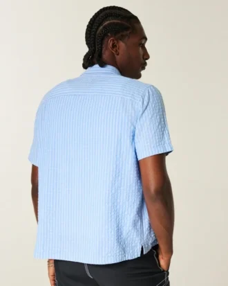 Vault Release Seersucker Icon-shirt met korte mouwen