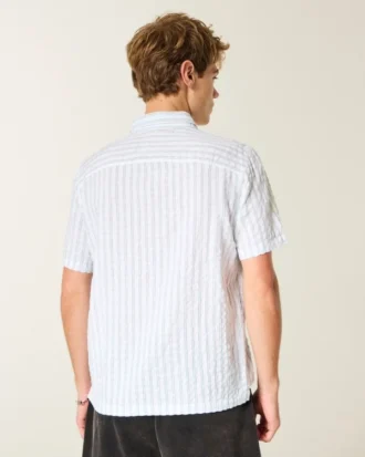 Vault Release Seersucker Icon-shirt met korte mouwen