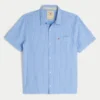 Vault Release Seersucker Icon-shirt met korte mouwen