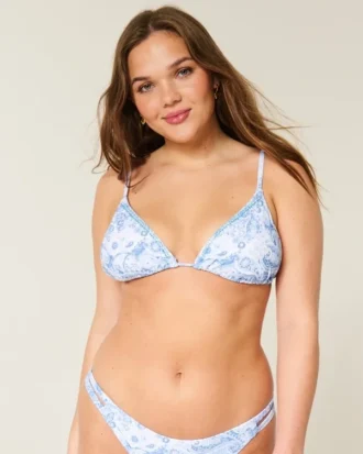 Versierde driehoekige bikinitop