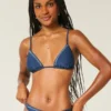 Versierde driehoekige bikinitop Versierde driehoekige bikinitop