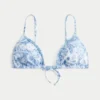 Versierde driehoekige bikinitop
