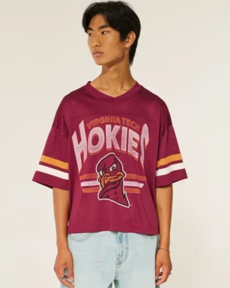 Virginia Tech Hokies grafisch voetbalshirt