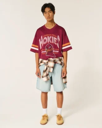 Virginia Tech Hokies grafisch voetbalshirt